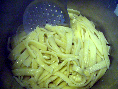8) Drizzle noodles with olive oil or ghee to prevent sticking. Or mix in with sauce. Noodles will have a slightly different texture than traditional egg noodles but they are good enough to replace in most any dish!